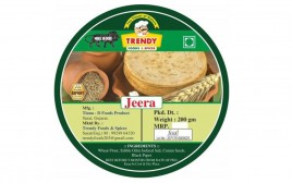 Trendy Foods & Spices Jeera Khakhra   Pack  200 grams